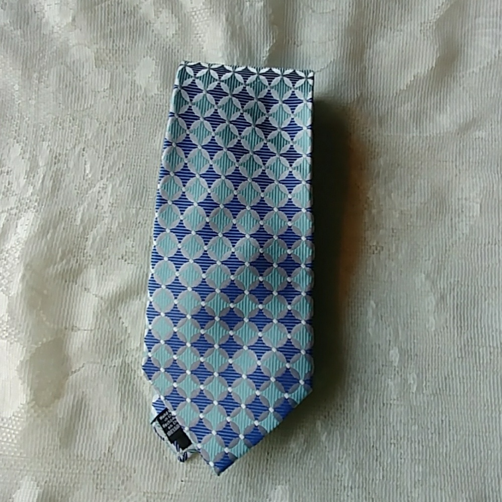 Stafford blue-based tie